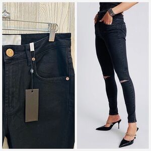 NEW! ONE TEASPOON FREEBIRDS ll HIGH WAIST Skinny Jeans Stretch Luxury Size 28